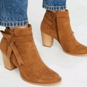 New Free People x Faryl Robin Alameda Ankle Boot Tan Sz 7
